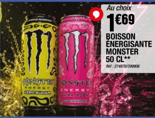 Boisson énergisante Monster