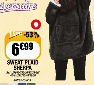 Sweat Plaid Sherpa