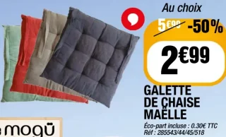 Galette de chaise Maëlle