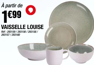 Vaisselle Louise
