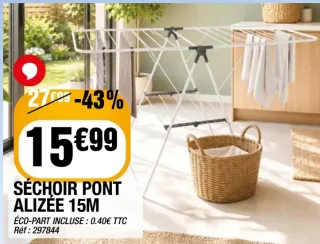 SÉCHOIR PONT ALIZÉE 15M