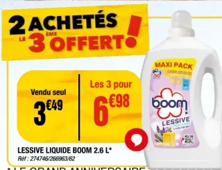 Boom LESSIVE LIQUIDE BOOM 2.6 L