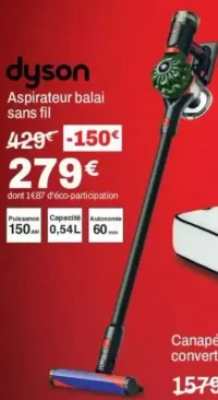 Aspirateur balai sans fil Dyson