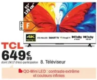 Téléviseur TCL 55" 55P89L