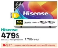 Téléviseur Hisense 58" 58Q7S