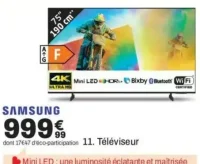 Téléviseur SAMSUNG 75" 75M74H