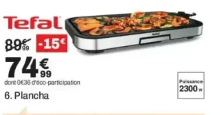Plancha Tefal