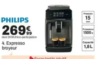 Expresso broyeur Philips