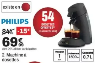 Machine à dosettes Philips
