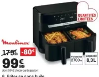 Friteuse sans huile Moulinex EZ901N20