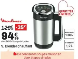 Blender chauffant Moulinex LM841810