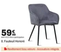 Fauteuil Honoré