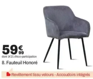 Fauteuil Honoré