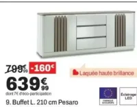 Buffet L. 210 cm Pesaro