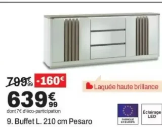 Buffet L. 210 cm Pesaro