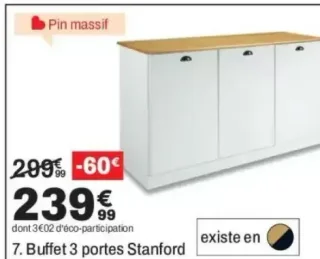 Buffet 3 portes Stanford