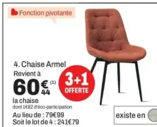 Chaise Armel