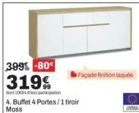 Buffet 4 Portes / 1 tiroir Moss