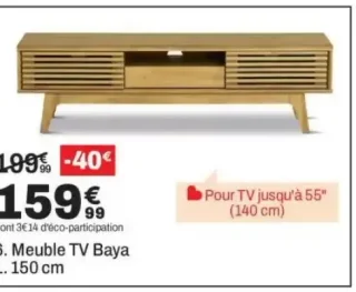Meuble TV Baya L. 150 cm