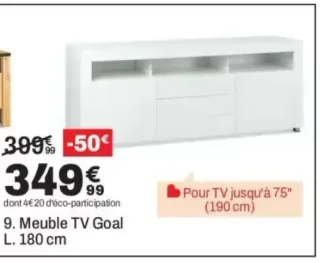 Meuble TV Goal L. 180 cm