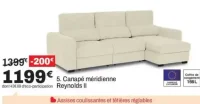 Canapé méridienne Reynolds II