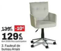 Fauteuil de bureau Anaïs