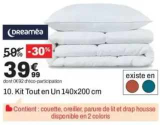 Kit Tout en Un 140x200 cm Dreaméa