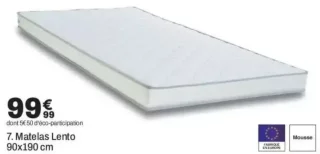Matelas Lento 90x190 cm