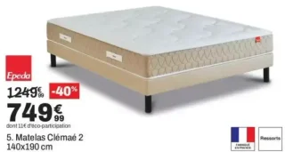 Matelas Clémaé 2 Epeda