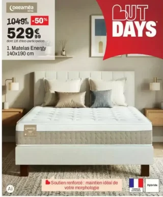 Matelas Energy Dreaméa