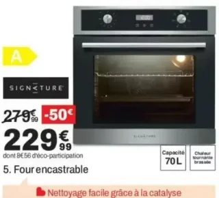 Four encastrable Signature SFMC70X/2