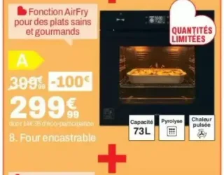 Four encastrable Signature SFP73AIRFRY