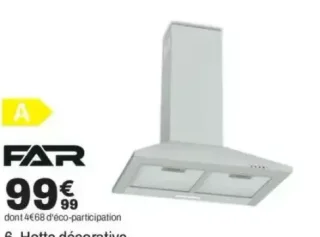 Hotte décorative Far HD300X/23A G