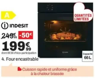 Four encastrable Indesit IB25REB