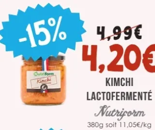 Kimchi Lactofermenté Nutrijorm