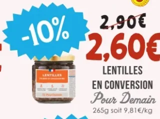 Lentilles en Conversion Pour Demain