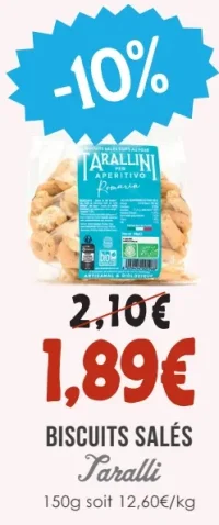 Biscuits Salés Taralli Tarallini