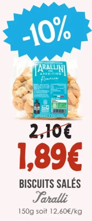 Biscuits Salés Taralli Tarallini