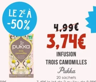 Infusion Trois Camomilles Pukka
