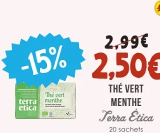 Thé Vert Menthe Terra Ética