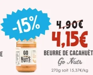 Beurre de Cacahuète Go Nuts