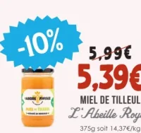 Miel de Tilleul L'Abeille Royale