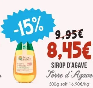 Sirop d'Agave Terre d'Agave