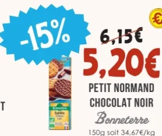 Bonneterre Petit Normand Chocolat Noir