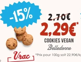 Belledonne Cookies Vegan