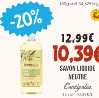 Centifolia Savon Liquide Neutre