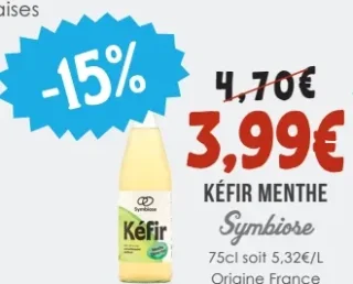 Kéfir Menthe Symbiose