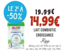 Lait Combiotic Croissance Hipp