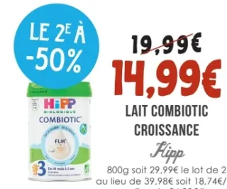 Lait Combiotic Croissance Hipp