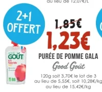 Purée de pomme gala Good Goût